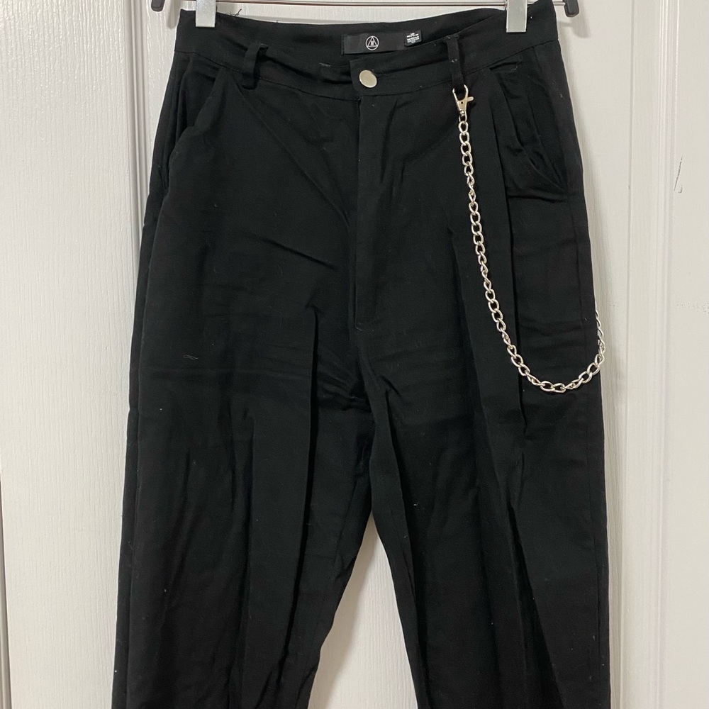 Black cargo pants